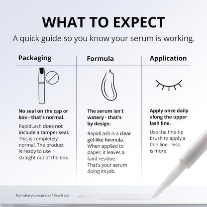RapidLash Eyelash Enhancing Serum - 2 Month Supply, 3mL Results in 60 days - Hydrating formula for naturally longer, fuller & thicker-looking eyelashes - Apply once daily