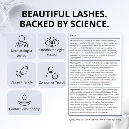 RapidLash Eyelash Enhancing Serum - 2 Month Supply, 3mL Results in 60 days - Hydrating formula for naturally longer, fuller & thicker-looking eyelashes - Apply once daily